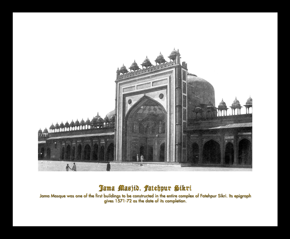 Fatehpur Sikri Fatehpur Agra Uttar Pradesh India  Drawing  Faculty of  Architecture  1966  CEPT Archives
