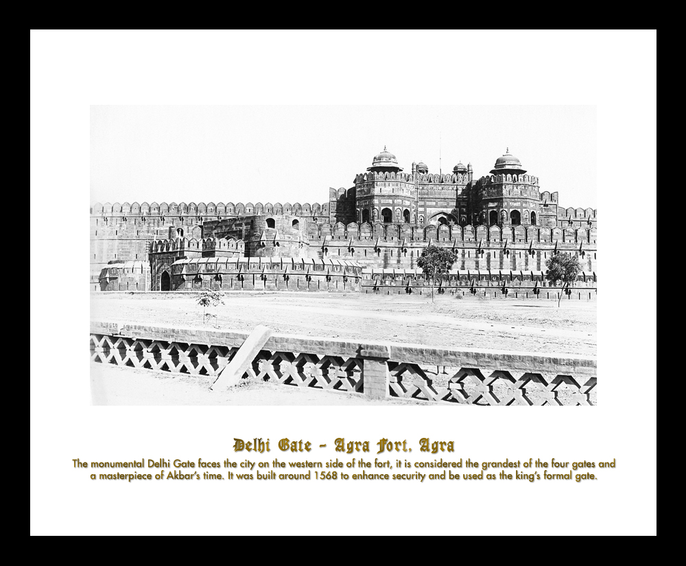 India, the Fort of Agra and the River Yamuna - BRITTON-IMAGES